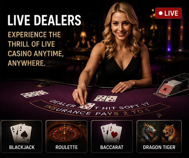 Лайв казино маса с дилър в Vavada Casino, достъпна за играчи от България